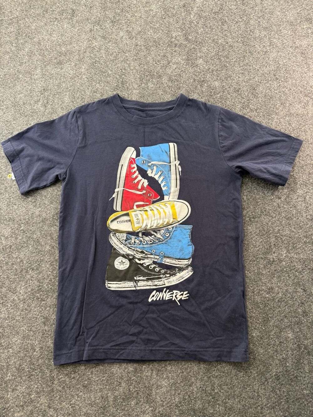 Converse Kids' Stacked Chuck Taylor Sneakers Graphic T-Shirt, Size L (12-13 YRS)